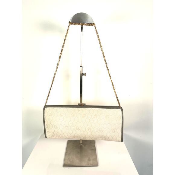 Vintage Christian Dior Monogram Canvas Clutch Bag FREE COA - Picture 1 of 11